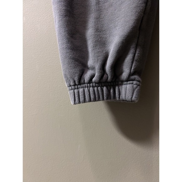 White Fox Los Angeles Jogger Sweatpants Women Med Gray Drawstring Pockets - Picture 3 of 13